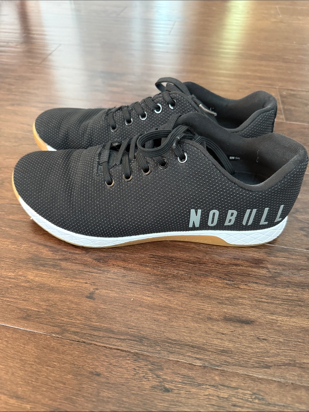 NOBULL Men’s Black Trainer Cross Training Shoes Size 10 Athletic Gym Sneakers - Picture 2 of 13